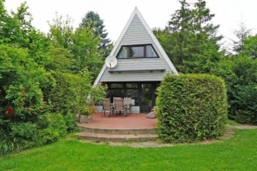 Zeltdachhaus _ grosses Grundstueck, Damp